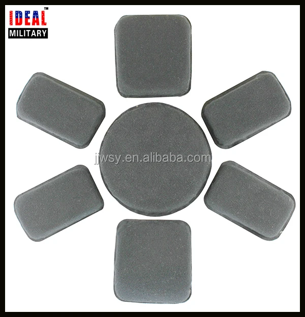 7 Piece Combat Helmet Pad Set Suspension System For Ach & Mich Helmets