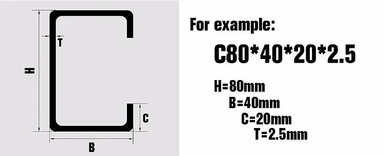 C Purlin,Galvanized C Channel Steel Dimensions With Cheap Price - Buy C ...