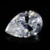 pure white EF 10*14mm pear shape forever brilliant lab grown moissanite