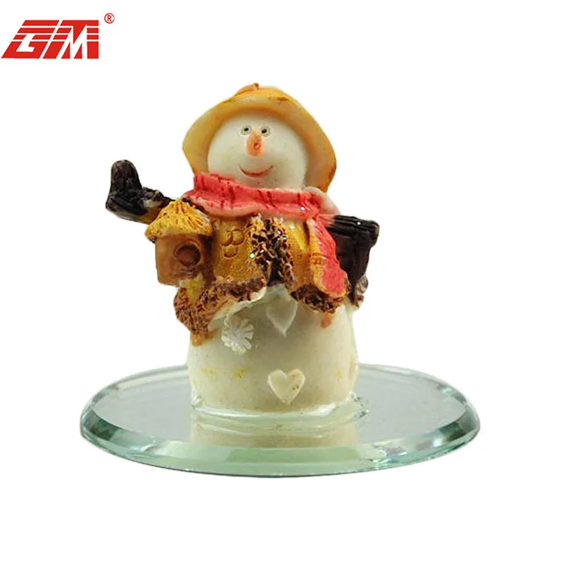 批发手工制作的可爱小树脂圣诞礼物