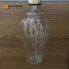 New Exclusive Dimmable Curved Spiral Twist Filament Crystal Clear TR123 Globe Edison Style Retro Decorative Restaurant