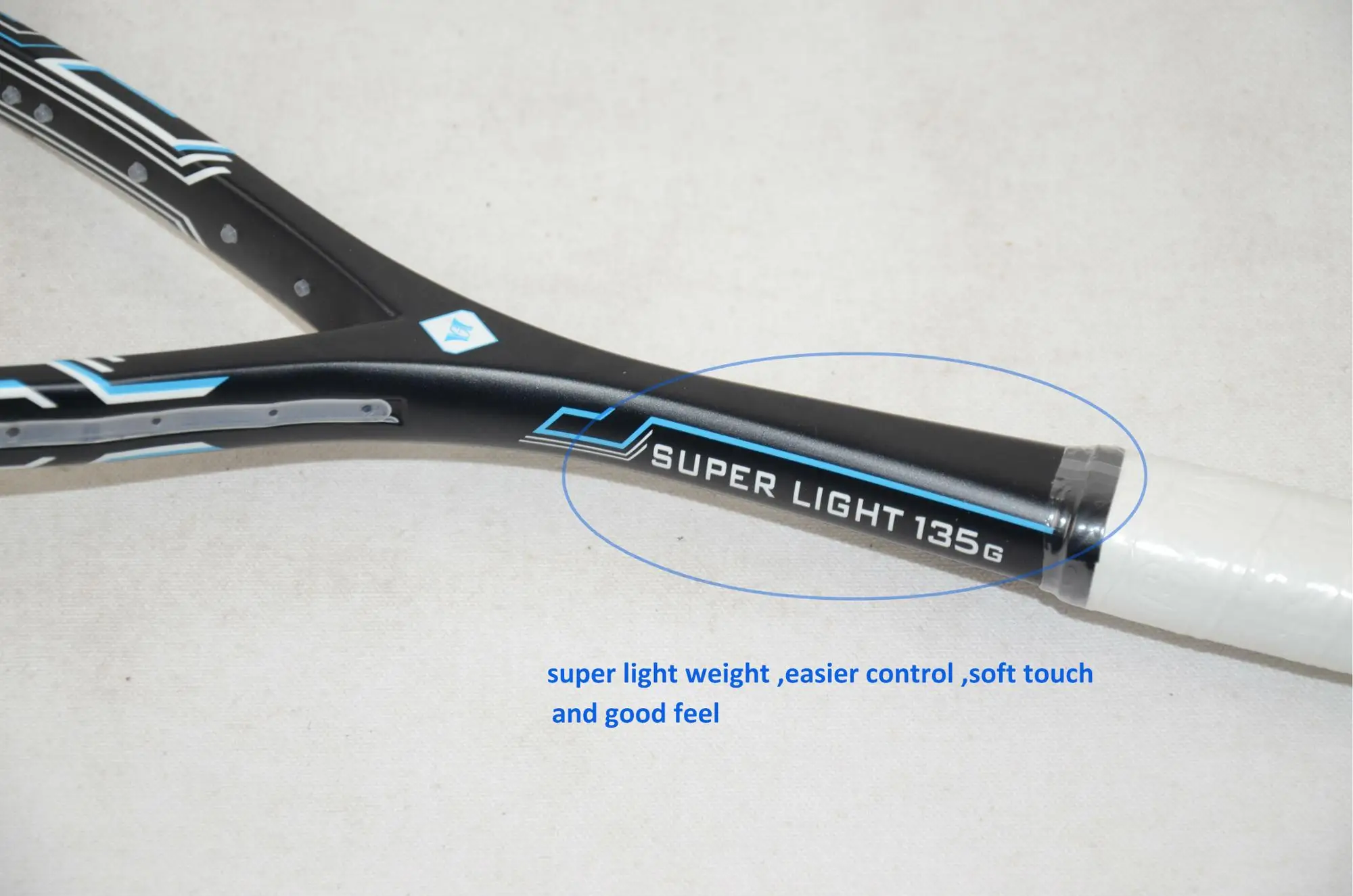 Squash Racket Graphite GONGXI Squash Racket - Lightweight Carbon & Graphite Racquet