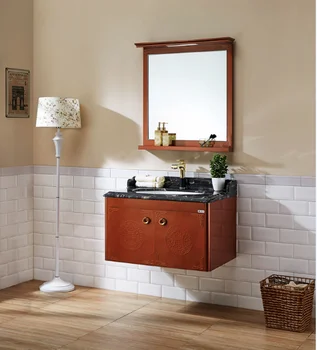 Small I Shaped Single Sink Stainless Steel Indian Bathroom