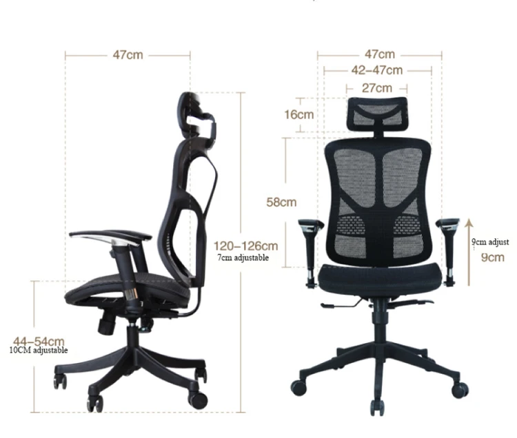 Hot selling office computer chair with mesh fabric cheapest