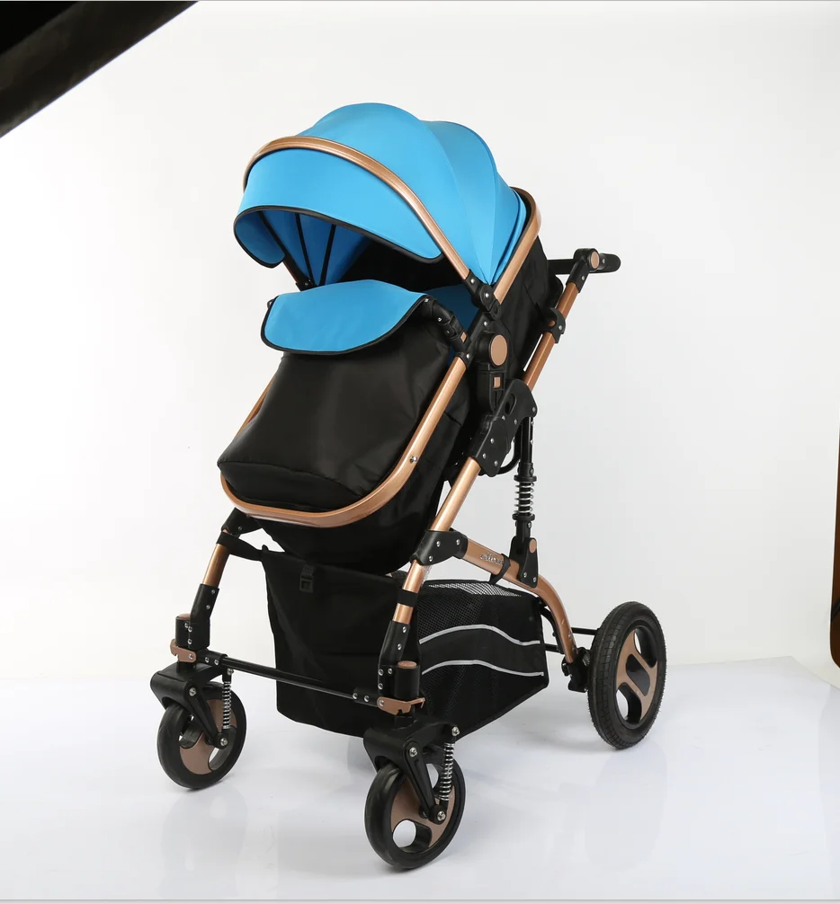3 In 1 Foldable Baby Stroller Pram/ European Luxury High Landscape Baby Stroller Baby Carriag