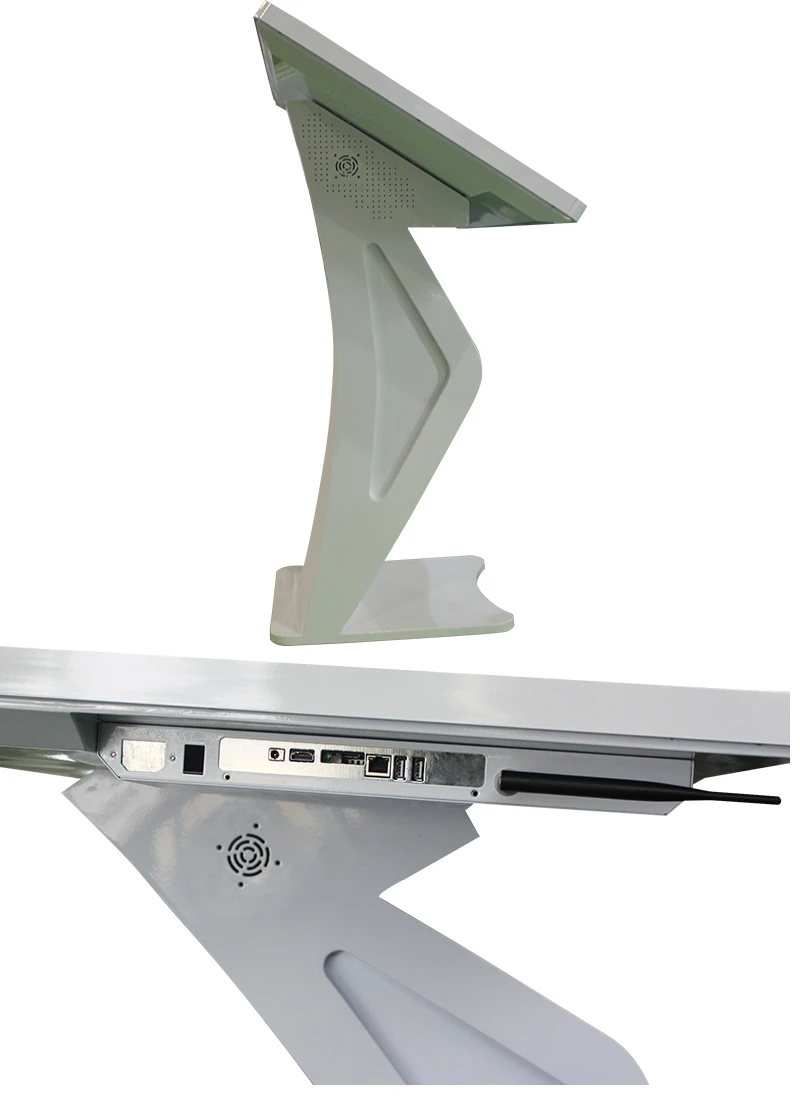 Vertical android 32 inch all in one pc touch screen digital signage display stands