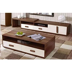 Multi function wood smart coffee table with lifting platform