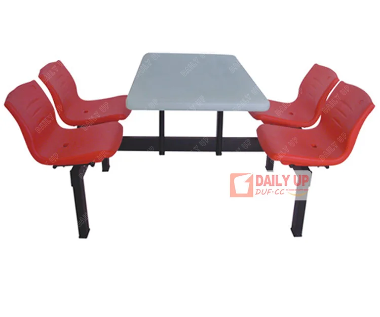 Dining Table Set For Sale Restaurant Tables And Chairs with 4 Seats Canteen Furniture