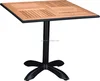 Outdoor dining alu wooden table ,coffee table