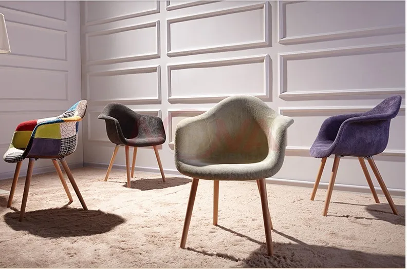 Muebles para el hogar sala de estar utilizado colorido apoyabrazos ...