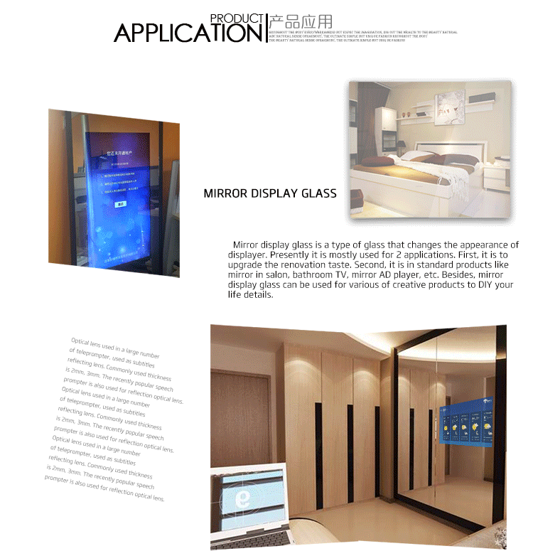 Smart Glass Touch Screen Mirroring Buy Screen Mirroring,One Way