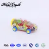 Halal sweets wholesale fruit shape candy insert racing car candy toys