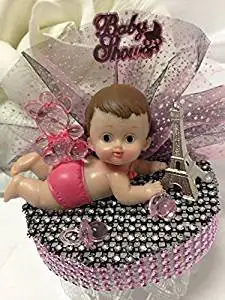 Buy Paris Baby Shower Eiffel Tower Its A Girl Theme Mom To Be Cake Top Cake Topper In Cheap Price On Alibaba Com