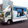 Video function outdoor used led mobile advertising trucks for sale