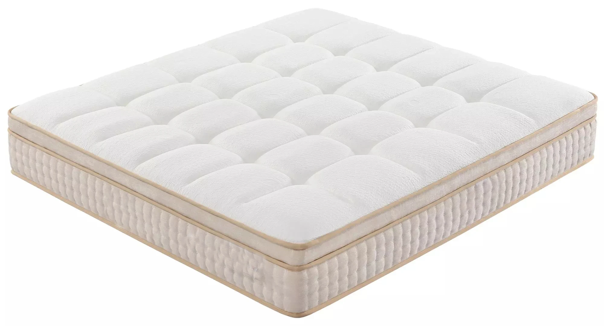 Natural latex Bedroom furniture soft jacquard fabric bonnell spring mattress