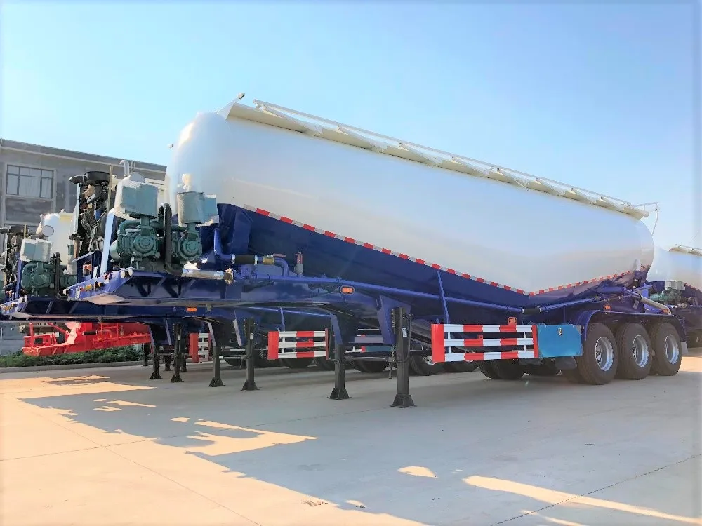 40吨飞灰散装水泥罐拖车水泥运输车工业散装车,体积可选在埃塞俄比亚