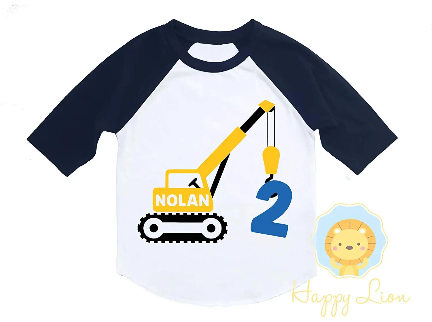 construction birthday party shirt