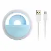 Portable Rechargeable Selfie LED Ring Fill Light for iPhone Android Phone Camera