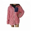 Monogram Fleece Natural Coat Sherpa Full Zip Jacket