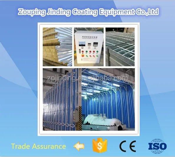 folding paint booth