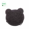 100% cellulose sponge facial cleaning sponge bear shape konjac sponge with kraft paper box and logo printed