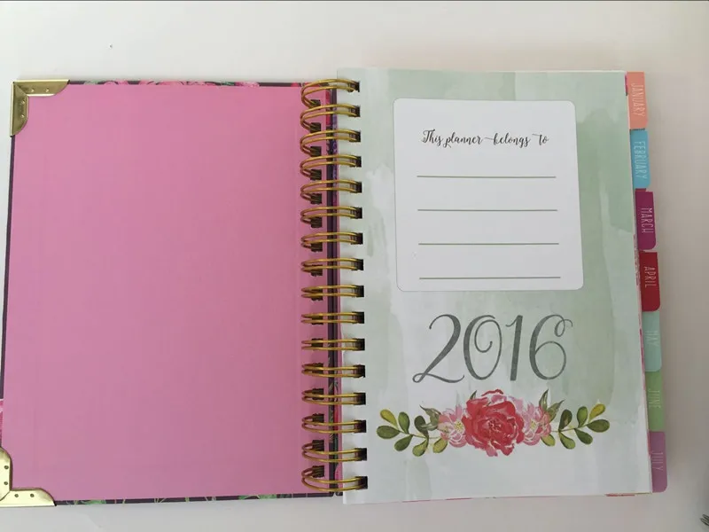 2016 spiral notebook