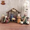 Handmade group jesus high quality resin nativity sets nativity figurines