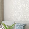 Pink Beige White Solid Color Textured Plain Wall Paper 3d Embossed Wallpaper Roll