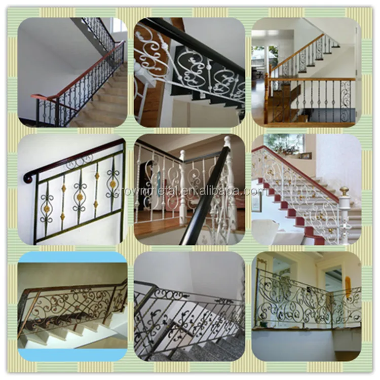 China Wrought Iron Stair Railing Parts For Outdoor Decoration Buy