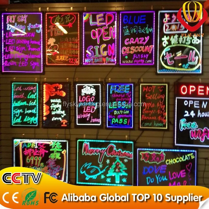 New Product Shop Advertising Cheapest Led Writing Board,Led Message