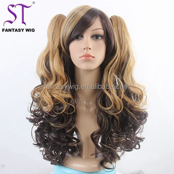 long tight curly wigs