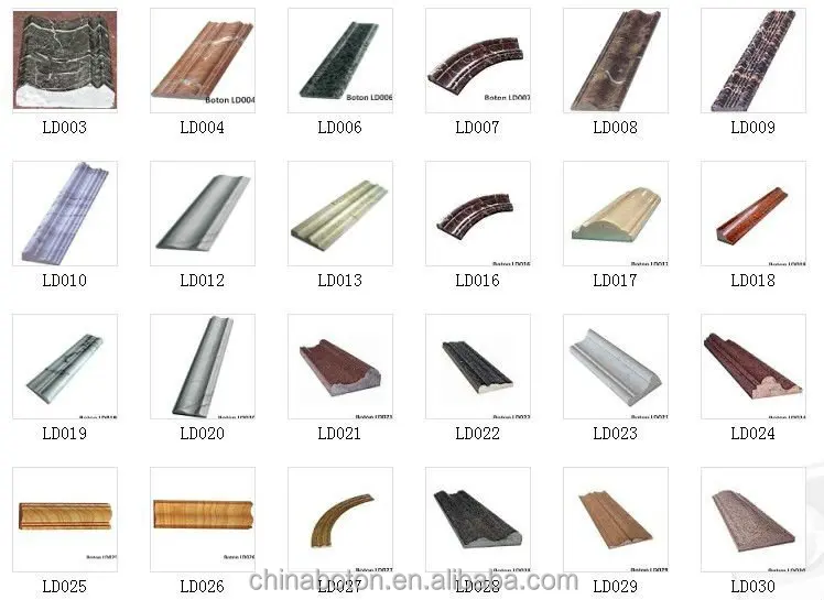 Chinese Natural Marble Skirting For Indoor Decoration Decorative