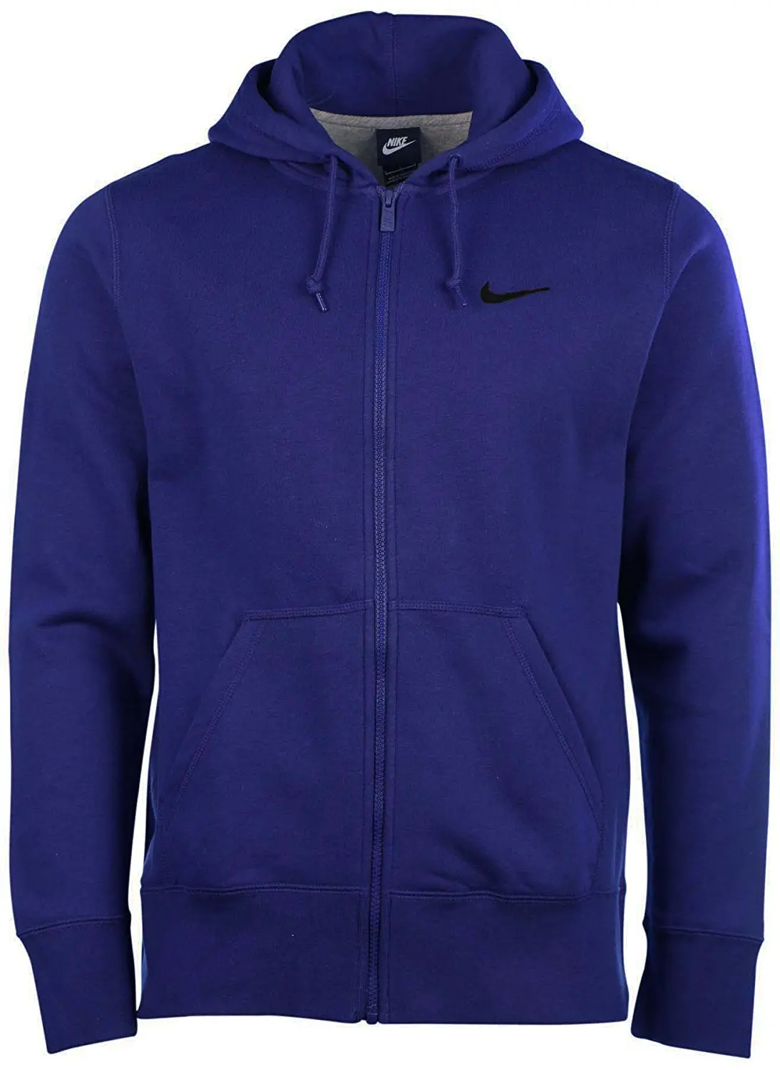 nike black and blue hoodie