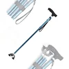 5-section Collapsible Adjustable Three Leg Aluminum Walking Cane For Old Man Hiking