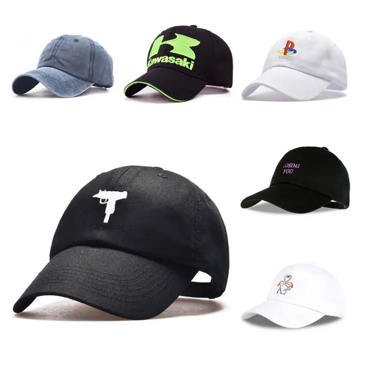 Long bill baseball cap comfortable wholesale golf hats caps for adults