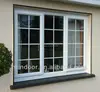 3 sashes sliding pvc windows with heat insulation mosquito net plastic upvc grilled sliding windows cool breeze pvc windows