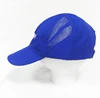 2018 trendy new design polyester runner hat jogging cap with perforated holes air vents and reflective brim