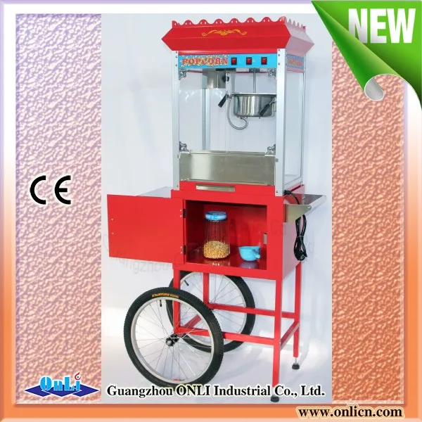 popcorn machine with wheels