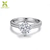 Luxury jewelry diamond 18k white gold wedding rings