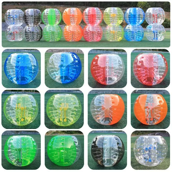 High quality inflatable PVC soccer bubble/bubble football/bumper ball