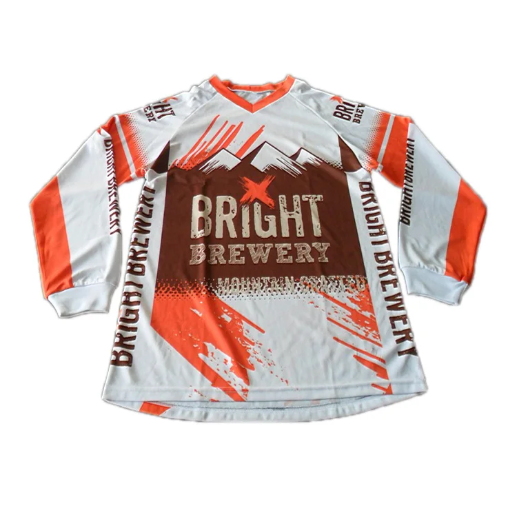 Custom Sublimation Print Downhill Jersey Mtb Mountain Bike Motocross