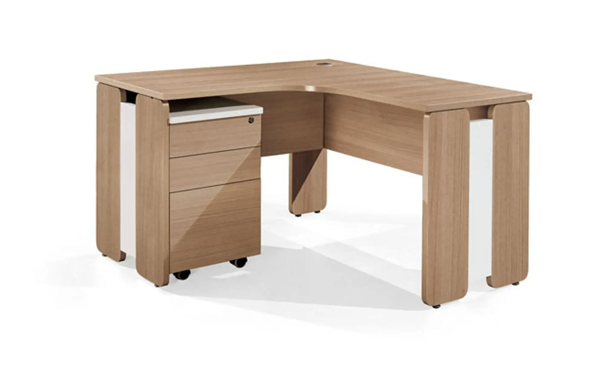Latest Modern Furniture Table Design L Shaped With Storage Simple Internet Cafe Desktop Computer View Desk Chuangfan Details