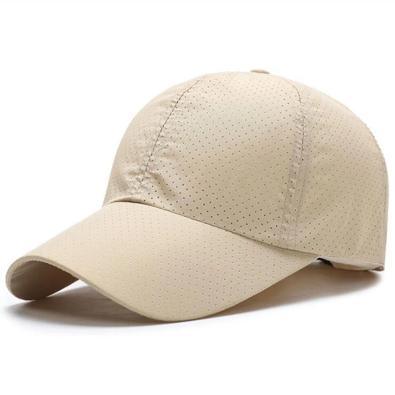 High Quality 100 Polyester Custom Full Mesh Dry Fit Baseball Hat Cap