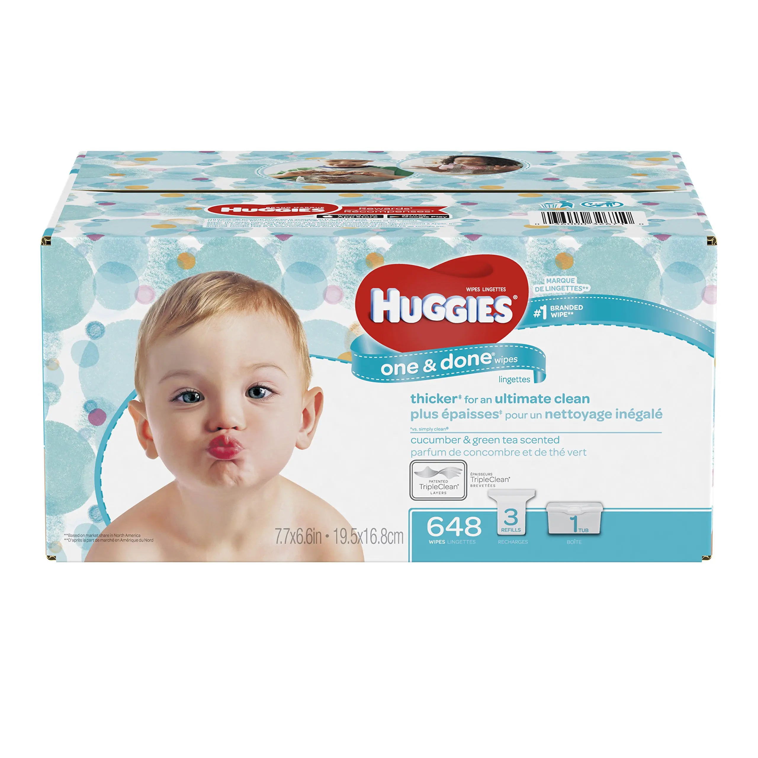 huggies one and done wipes 648