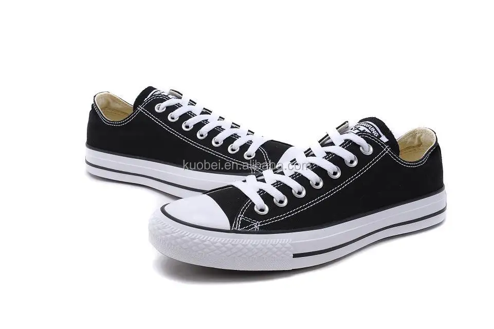 unisex all star canvas shoes,low cut lace-up blank canvas shoes