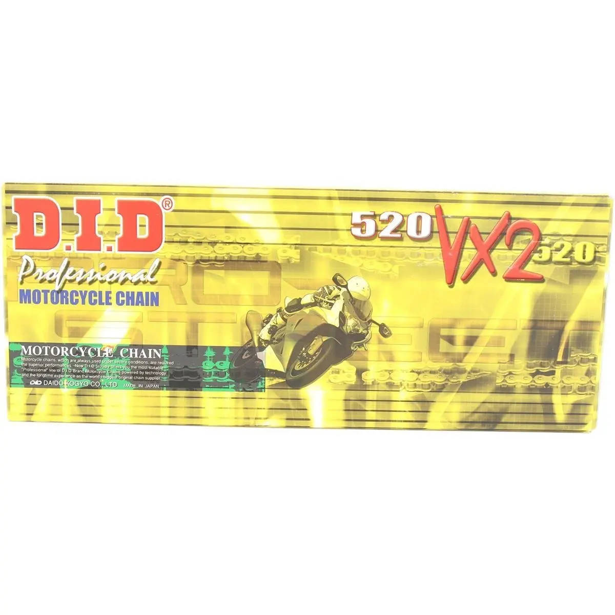 D.I.D Rivet Connecting Link for 525 Pro-Street VX Series X-Ring Chain Gold ZJ525VXG