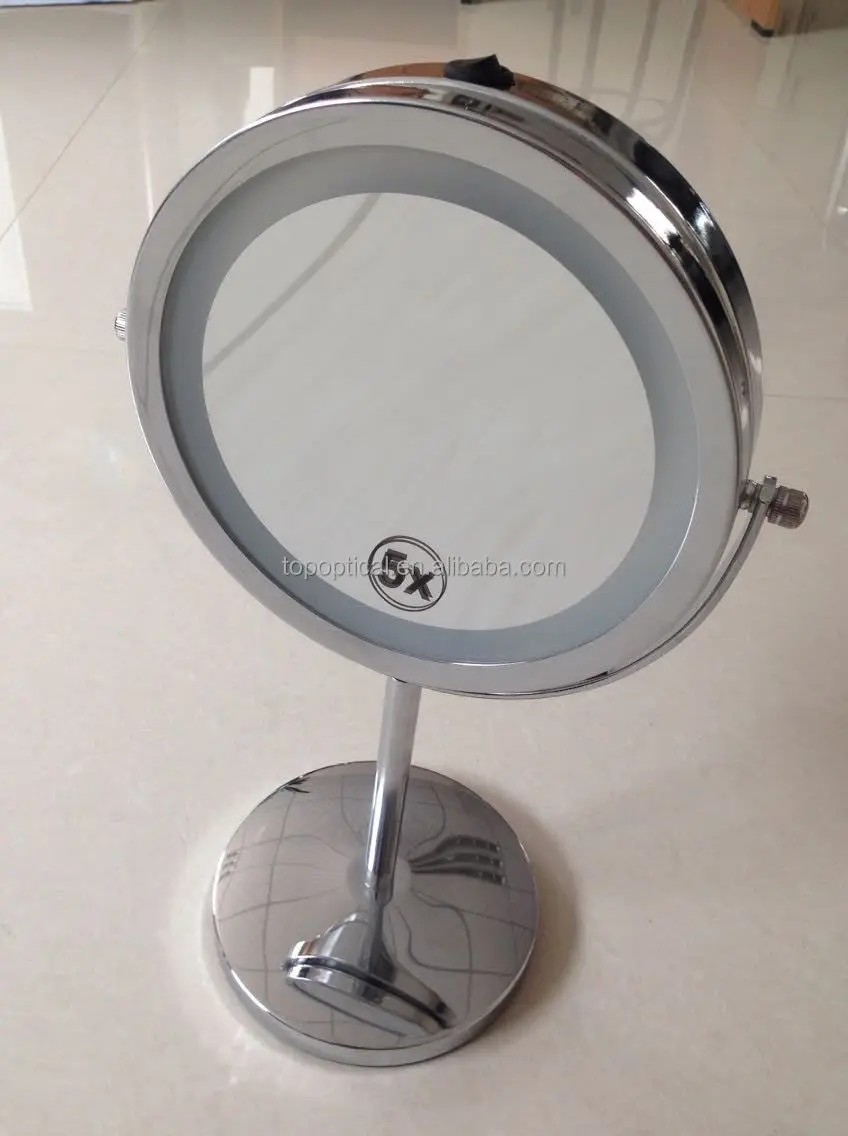 7 inche make up specchio da tavolo lampada di ingrandimento parti ... Tipo di lampadina specchio bagno