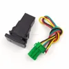 automobile 32*21mm modified blue light fog lamp on/off button push fog light switch