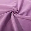 Cheap Wholesale 100 Polyester material Super Soft Knitted Purple Holland Velour Velvet Fabric for clothing dresses