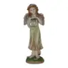 Unique Fairy figure with Firefly Jar Large Statue Glass Indoors Outdoors Solar Light Gardening Resin Craft